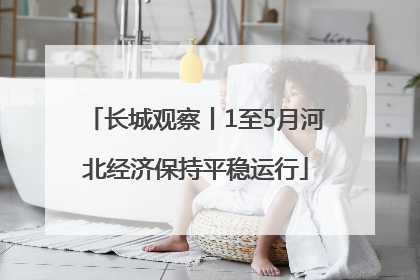 长城观察丨1至5月河北经济保持平稳运行