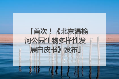 首次！《北京温榆河公园生物多样性发展白皮书》发布