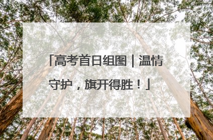 高考首日组图｜温情守护，旗开得胜！
