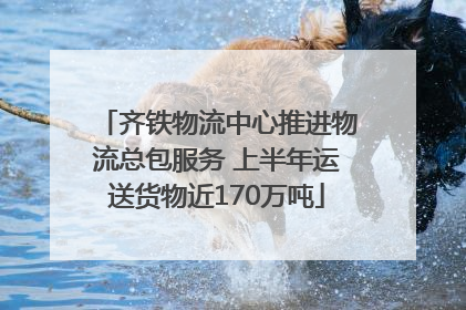 齐铁物流中心推进物流总包服务 上半年运送货物近170万吨