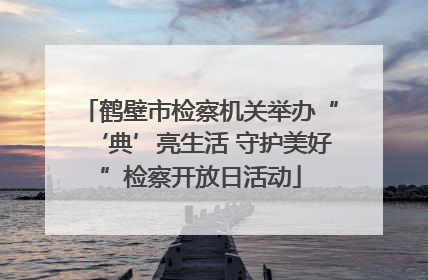 鹤壁市检察机关举办“‘典’亮生活 守护美好”检察开放日活动