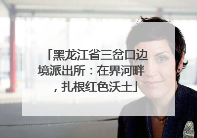 黑龙江省三岔口边境派出所：在界河畔，扎根红色沃土