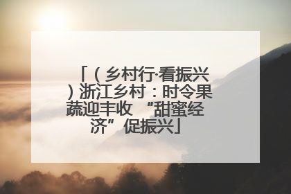 （乡村行·看振兴）浙江乡村：时令果蔬迎丰收 “甜蜜经济”促振兴