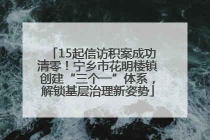 15起信访积案成功清零！宁乡市花明楼镇创建“三个一”体系，解锁基层治理新姿势