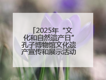 2025年“文化和自然遗产日”孔子博物馆文化遗产宣传和展示活动启动仪式举行