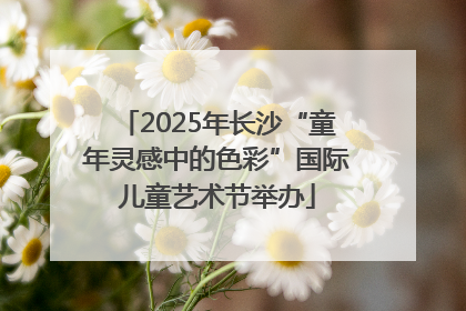 2025年长沙“童年灵感中的色彩”国际儿童艺术节举办
