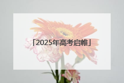 2025年高考启帷