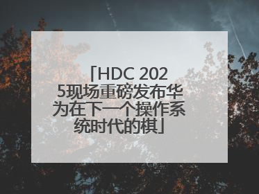 HDC 2025现场重磅发布华为在下一个操作系统时代的棋